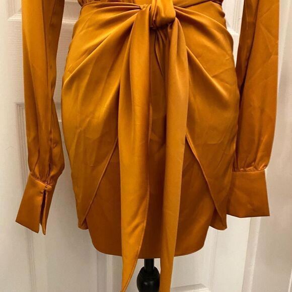 Hello Molly satin mini dress, size 4 - Picture 3 of 10